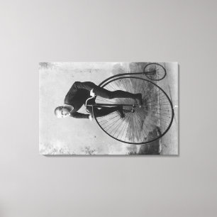 Impressão Em Tela Bicicleta com a grande fotografia da roda