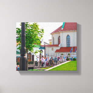 Impressão Em Tela Bielorrússia Минск Arquitetura Paisagem urbana