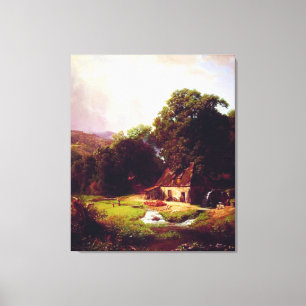 Impressão Em Tela Bierstadt Albert The Old Mill