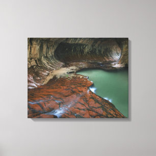 Impressão Em Tela Bifurcação Esquerda Parque Nacional Zion, Utah