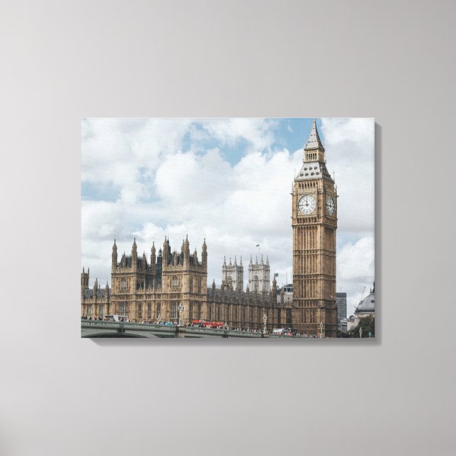 Impressão Em Tela Big Ben, Londres (Frente)