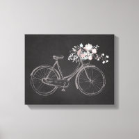 Bike Vintage com Flores Lindas Rosa e Brancas