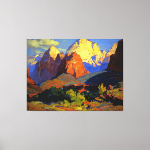Impressão Em Tela Bischoff - Zion Park