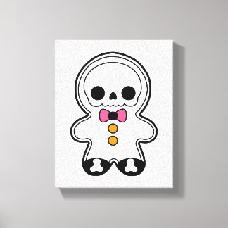 Impressão Em Tela Biscoito de Gengibre Fofo – Personagem Minimalista