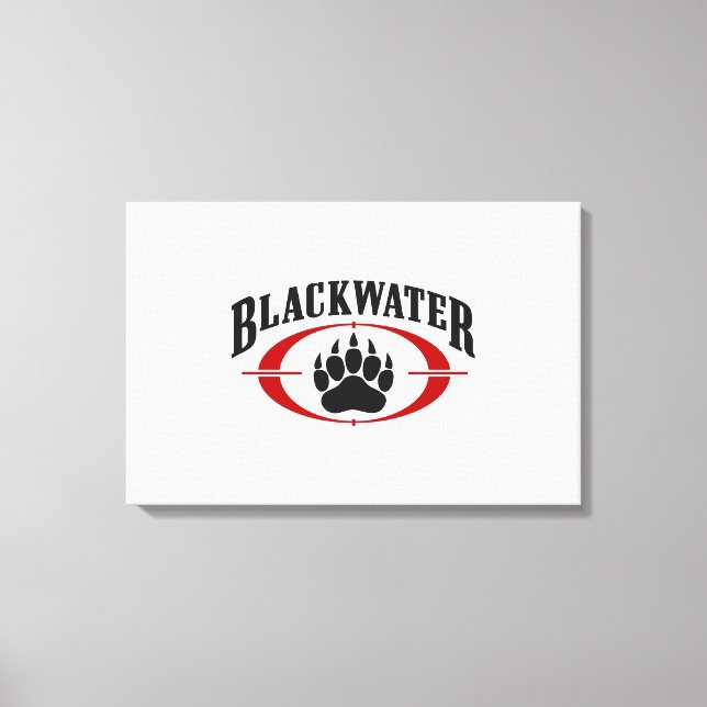 Impressão Em Tela Blackwater USA Security (Frente)