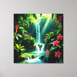 Impressão Em Tela Bliss Tropicais da Selva