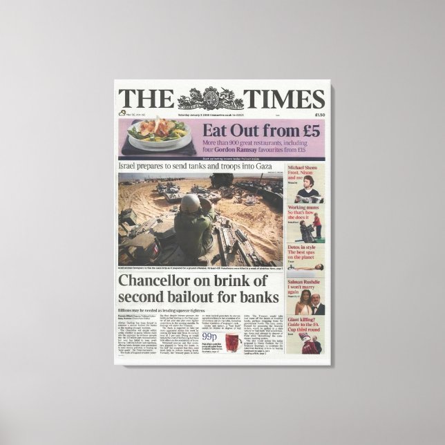 Impressão Em Tela Bloco Gênesis Bitmoney 2009 - Primeira Mensagem no (Frente)