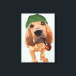 Impressão Em Tela Bloodhound Sherlock Holmes<br><div class="desc">Pets</div>