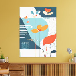 Impressão Em Tela Bloom mínimo