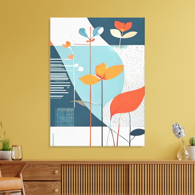 Impressão Em Tela Bloom mínimo (Insitu(Sala de estar))