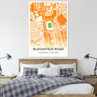 Impressão Em Tela Bloomfield Road Stadium em Blackpool, Inglaterra
