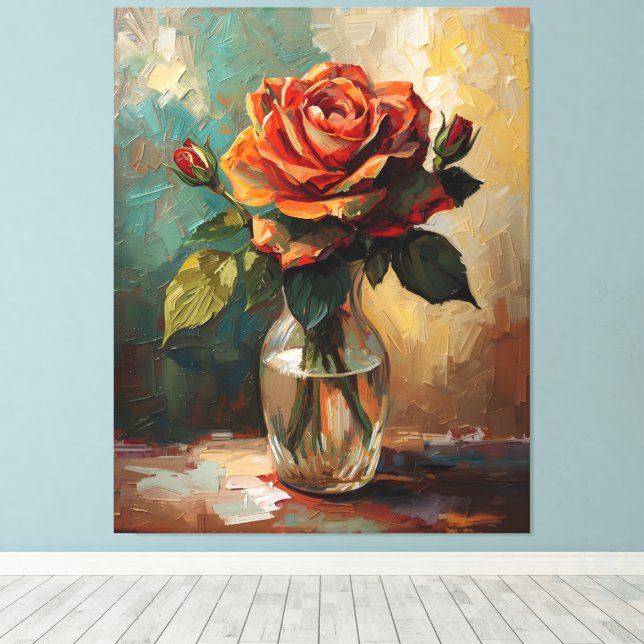 Impressão Em Tela Blooming Grace (Insitu(piso de madeira))