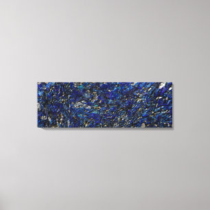 Impressão Em Tela Blue Opal