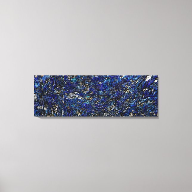 Impressão Em Tela Blue Opal (Frente)