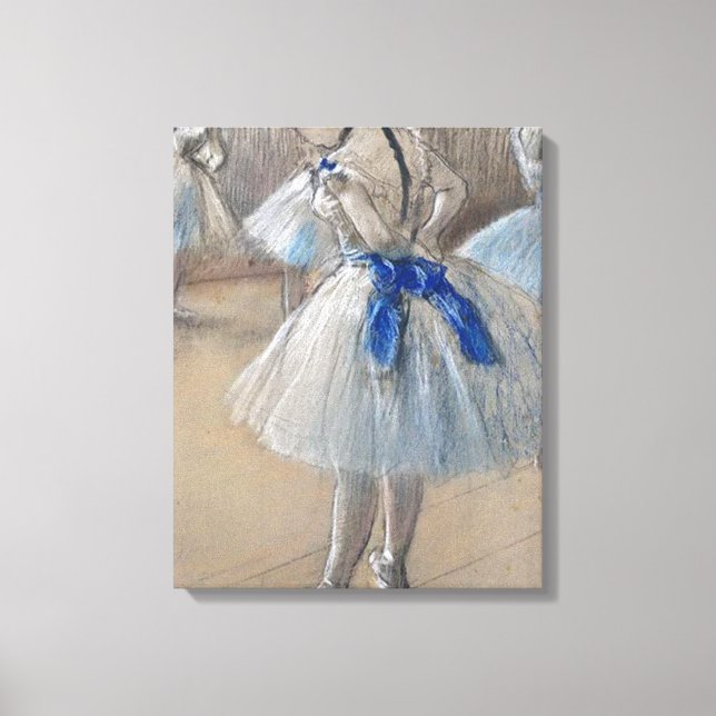 Impressão Em Tela Blue Ribbon Dancer Edgar Degas (Frente)