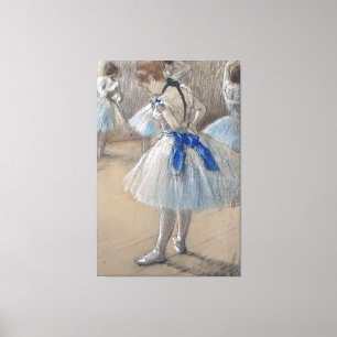 Impressão Em Tela Blue Ribbon Dancer Edgar Degas