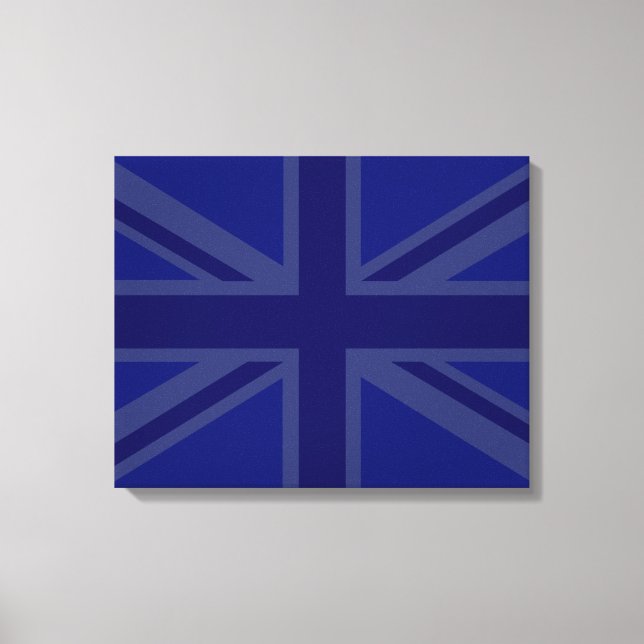 Impressão Em Tela Blues para bandeira britânica de bandeira da União (Frente)