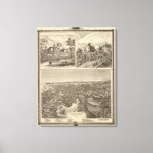 Impressão Em Tela Bluffs do Conselho