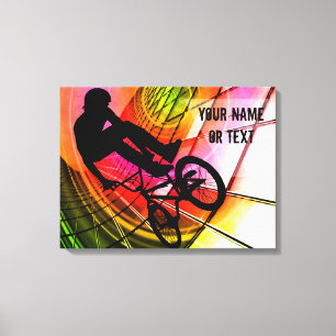 Impressão Em Tela BMX nas linhas & nos círculos personalizam