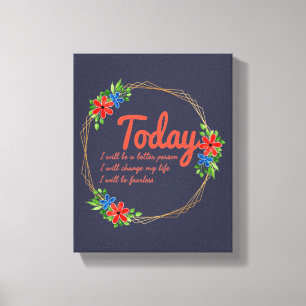 Impressão Em Tela boas e positivas citações para o sucesso