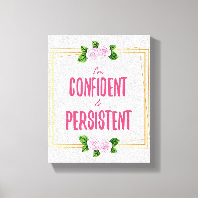 Impressão Em Tela boas e positivas citações para o sucesso (Frente)