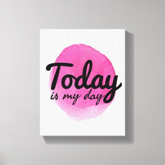 Impressão Em Tela boas vibrações palavras para autoamor e autocuidad (Frente)