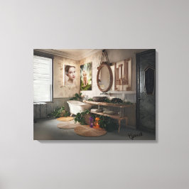 Impressão Em Tela Bohemian Bath Bliss - Fada e Legância Feminina"