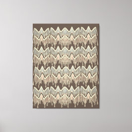 Impressão Em Tela Boho Macrame Pinting Doodle Art