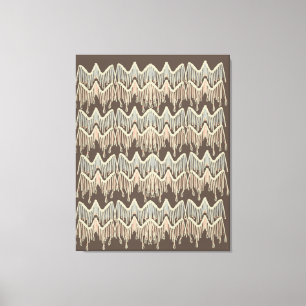 Impressão Em Tela Boho Macrame Pinting Doodle Art