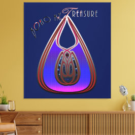 Impressão Em Tela Boho My Treasure