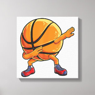 Impressão Em Tela Bola de Basquete Brincadeira Homens Engraçados Mul