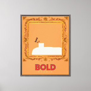 Impressão em Tela Bold Baldie