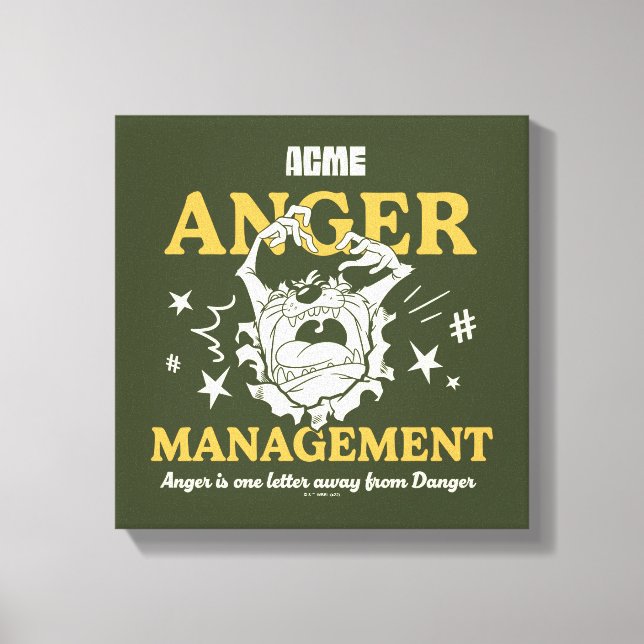 Impressão Em Tela BOLSAS DE CARRO™ |TAZ™ ACME Anger Management (Frente)
