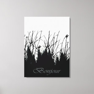 Impressão Em Tela Bom dia