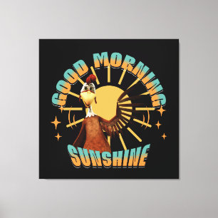 Impressão Em Tela Bom dia Sunshine Engraçado Rooster