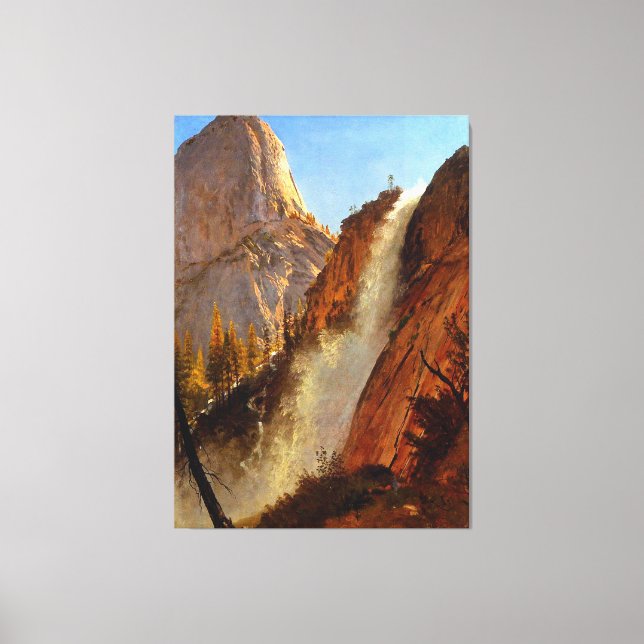 Impressão Em Tela Boné Liberty Yosemite Park Waterfall 1873 (Frente)