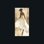 Impressão Em Tela Bonita senhora de vestimenta branca, arte estética<br><div class="desc">Transforme o seu espaço com a "Bela Senhora em Arte Estética de Vestido Branco". Esta elegante peça de arte de canvas captura a graça e a poesia de uma mulher vestida com um vestido branco fluido de verão, colocado contra um fundo bege sereno. A sofisticada design exumenta a beleza do...</div>