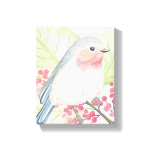 Bonito Tela de Pássaro de Pastel