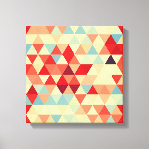 Impressão Em Tela Bonito Triângulo Padrão II + suas ideias