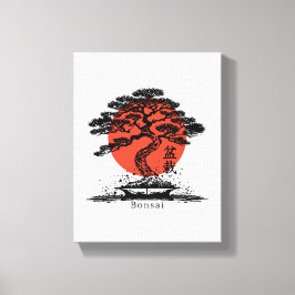 Impressão Em Tela Bonsai Japan Personalizado