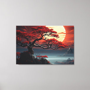 Impressão Em Tela Bonsai Tree