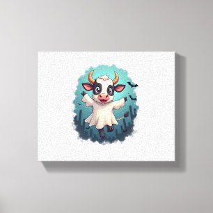 Impressão Em Tela Boo-levard do Fantasma da Vaca