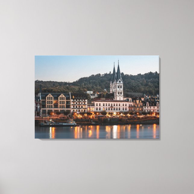 Impressão Em Tela Boppard Alemanha (Frente)