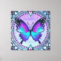 Borboleta de sublimação com fundo