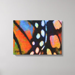 Impressão Em Tela Borboleta Monarca