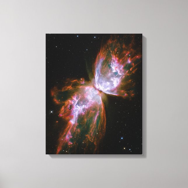 Impressão Em Tela Borboleta / Nebulosa do Inseto (Telescópio Hubble) (Frente)