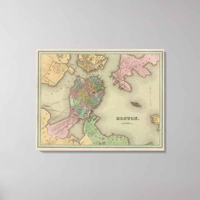 Impressão Em Tela Boston 3 (Frente)