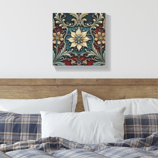 Impressão Em Tela Botânica Real (Insitu(Quarto))