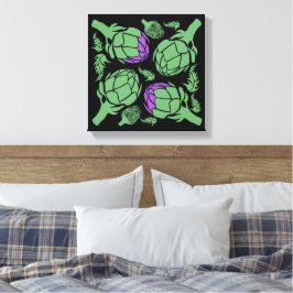 Impressão Em Tela Botanical Artichoke Art Home Decor