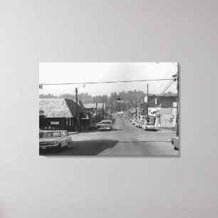 Impressão Em Tela Bothell, WA - fotografia de cena do centro da rua